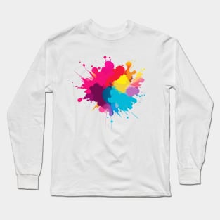 Happy Holi Long Sleeve T-Shirt